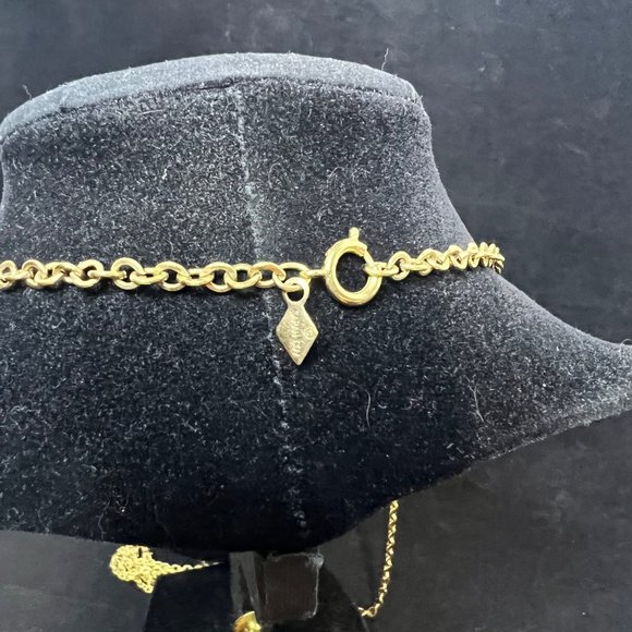 Vintage Sarah Coventry Gold Tone Tassel Necklace (3309) - Picture 5 of 6